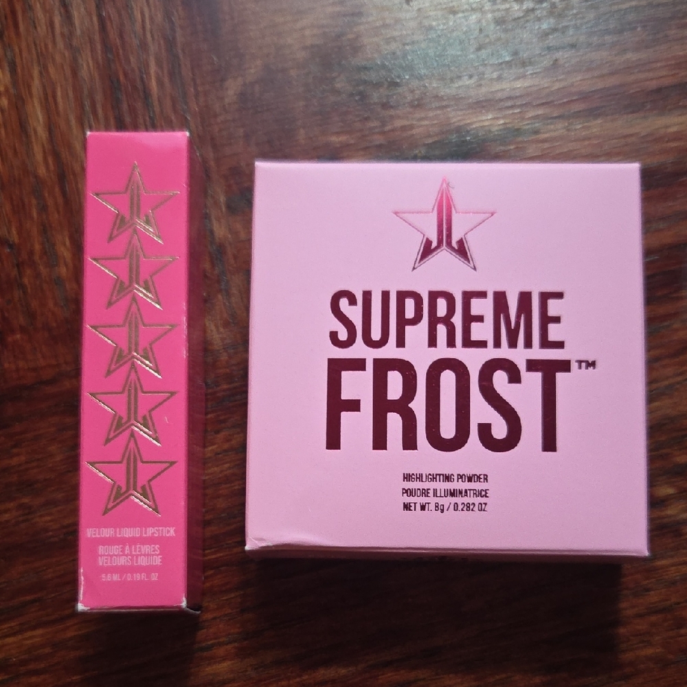 Jeffree Star Velour Liquid Lipstick and Supreme Frost -NEW